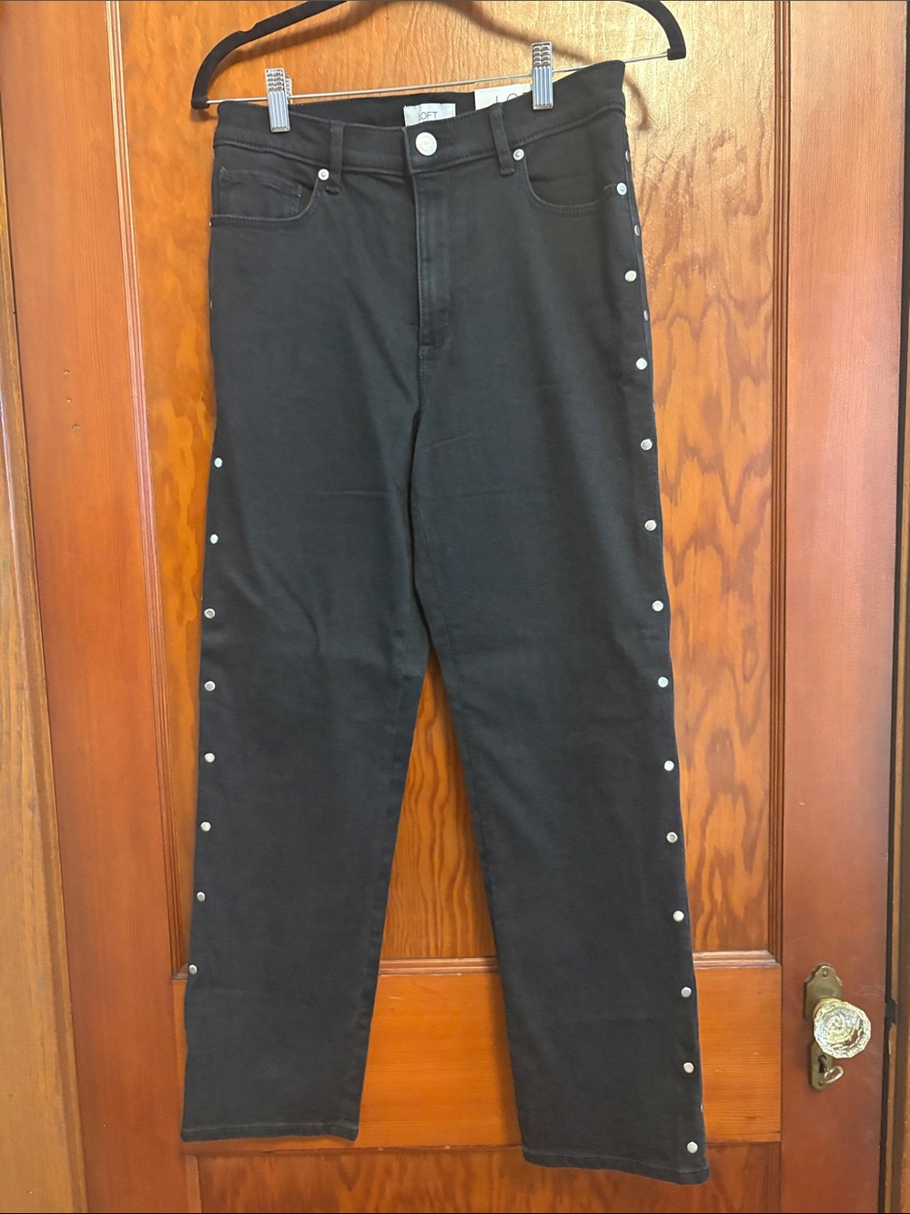 LOFT high rise straight size 4